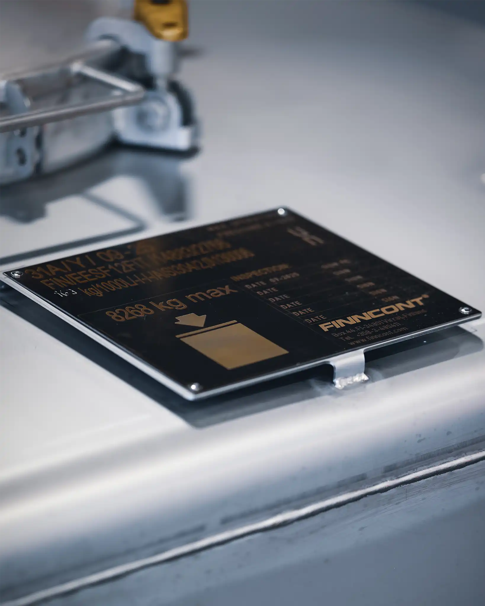 Every Finncont IBC container is individually serialised Image