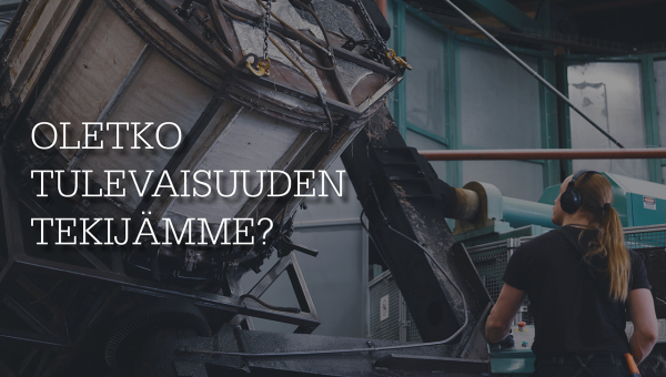Haemme muovituotantoomme työntekijöitä
